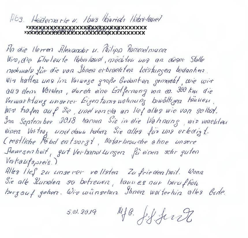 Referenz Haberland