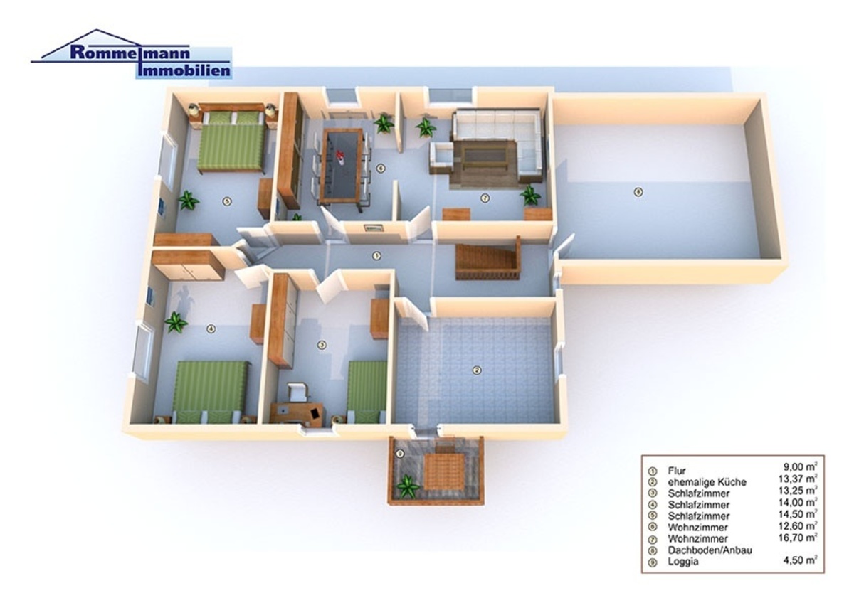 Obergeschoss Grundriss