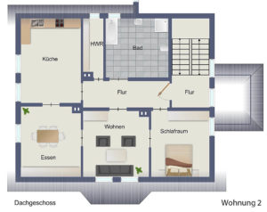 Wohnung 2 im Dachgeschoss